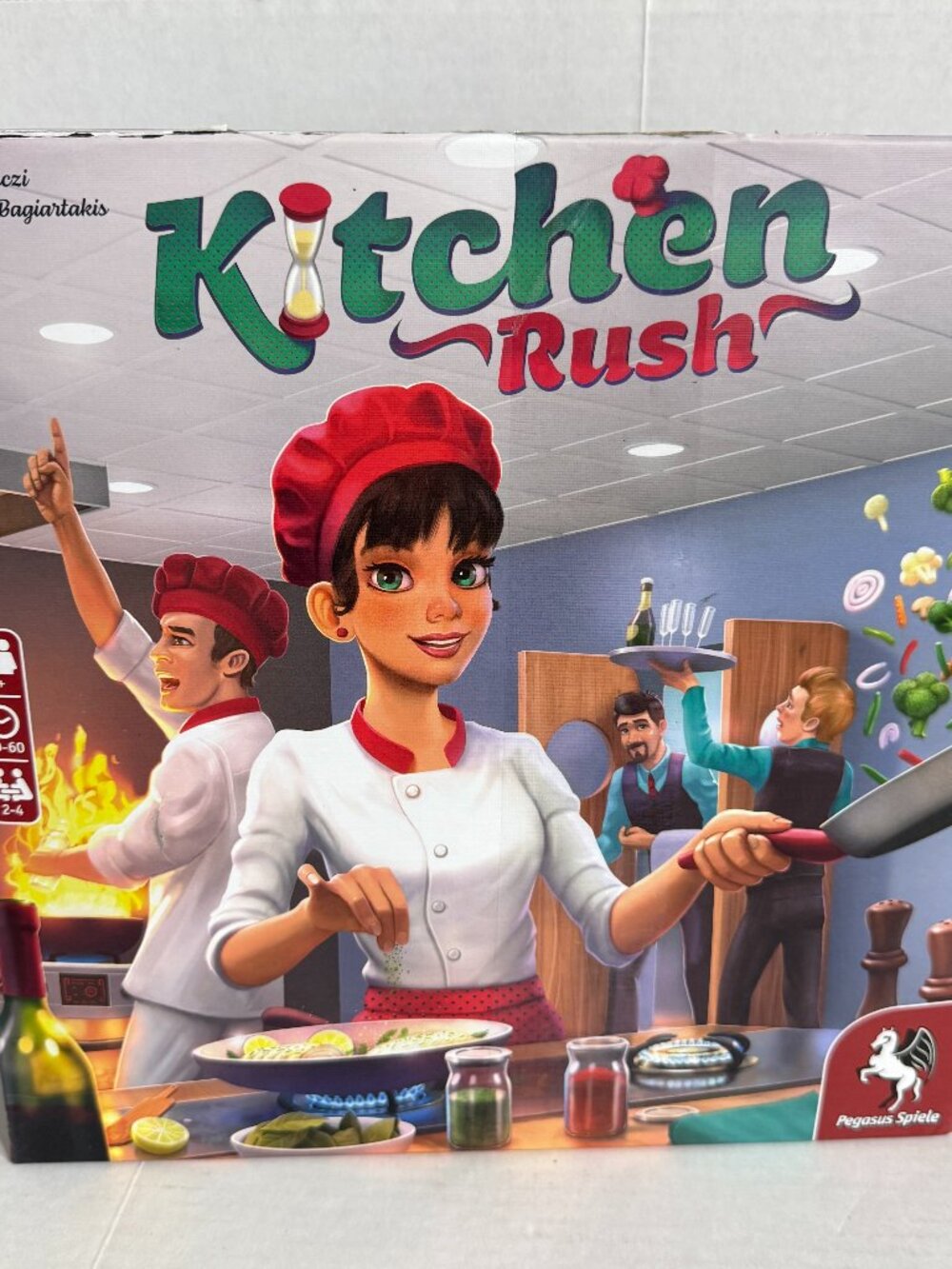 Kitchen Rush English Edition Board Game - Pegasus Spiele - Pre-Owned - GUC  Rare